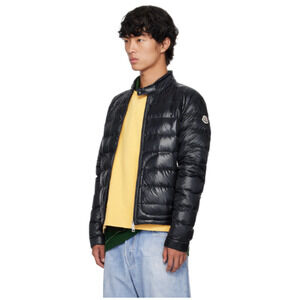 Ralph Lauren RLX Puffer Jacket Quilted Full Zip Coat Navy Blue Dark Size Small